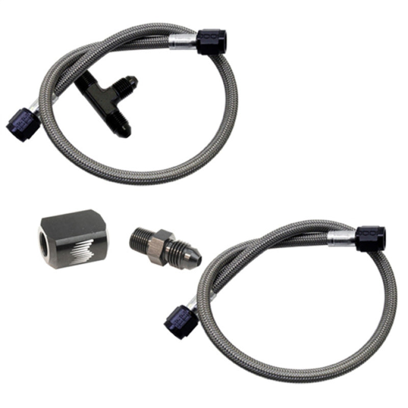 Snow Performance Water Dual Nozzle Upgrade SS Braided Line (For 4AN SS Braided Line Kit) SNO-40040-BRD SNO-40040-BRD Photo - Primary