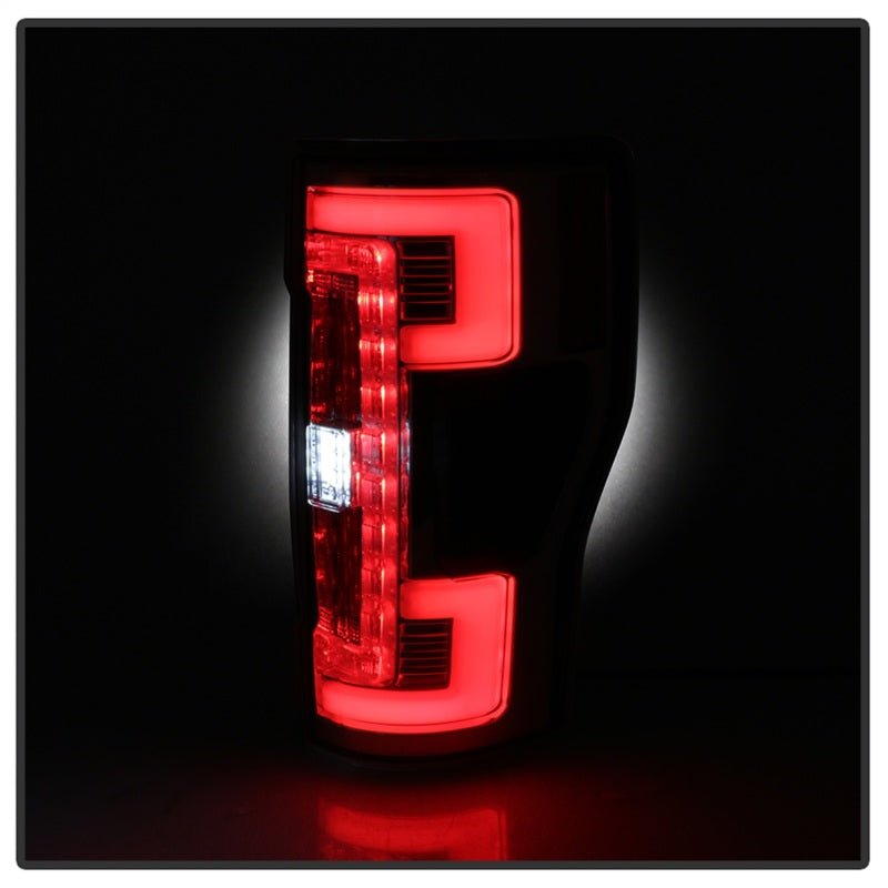 Spyder 17-18 Ford F-250 SD (w/Blind Spot Sensor) LED Tail Lights - Chrm (ALT-YD-FS17BS-LED-C) 5085641 5085641 Photo - Unmounted