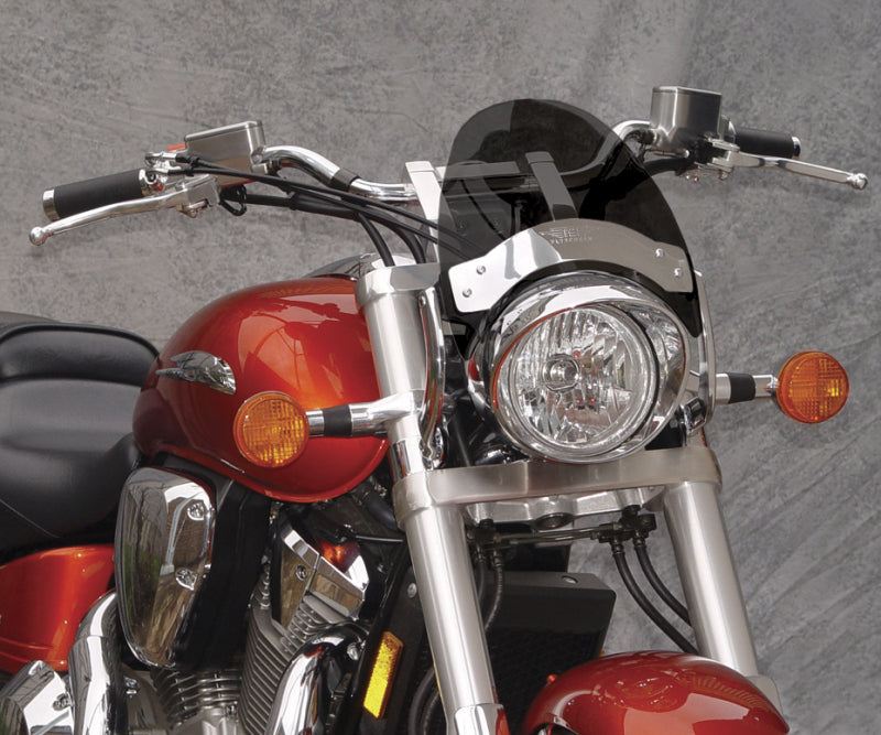 National Cycle Fits 52-56 mm. O.D. Flyscreen-Chrome Dark Tint N2537 N2537 User 1