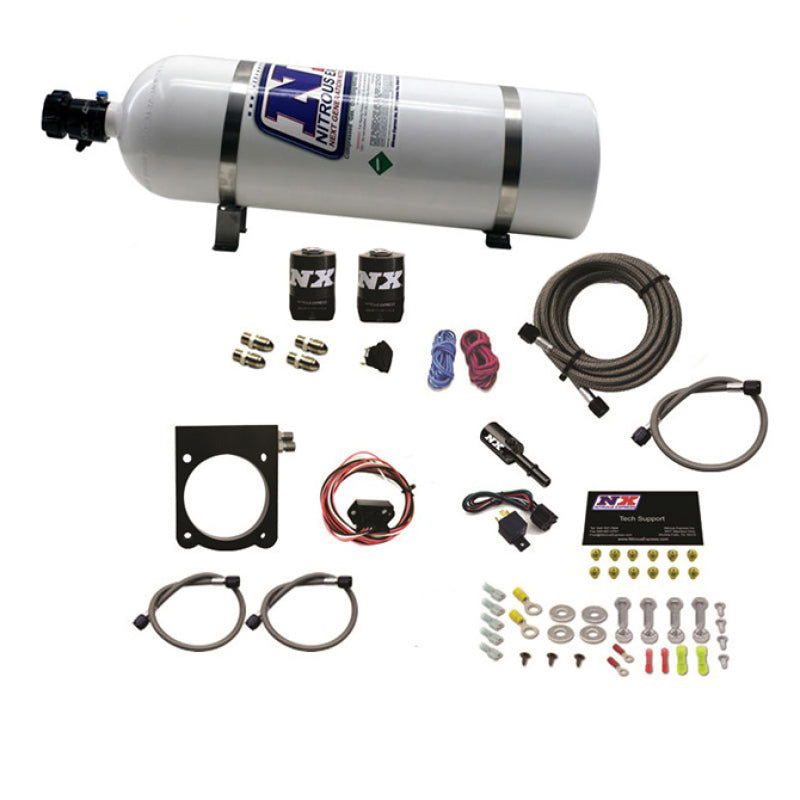 Nitrous Express Dodge 3.6L V6 Nitrous Plate Kit (50-200HP) w/15lb Bottle 20971-15 20971-15 Photo - Primary