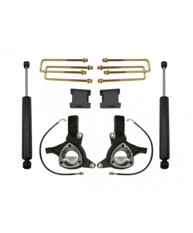 MaxTrac 07-16 GM C1500 2WD w/Cast Steel Susp. 4.5in/2in MaxPro Spindle Lift Kit w/MaxTrac Shocks K881343 K881343 Photo - Primary