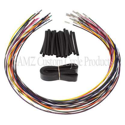 NAMZ 96-06 Baggers Handlebar Switch Wire Extensions 24in. (Cut & Solder / Fits Up to 20in. Apes) NHCX-UDB NHCX-UDB Photo - Primary
