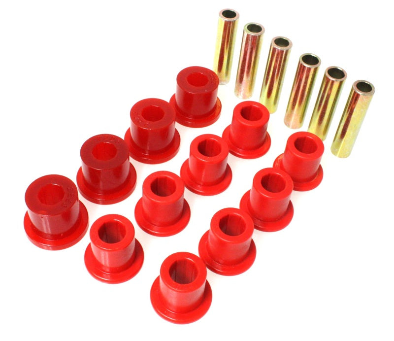 Energy Suspension Leaf Spring Bushing Set Red Jeep Wrangler All 1987-1995 2.2119R Photo - Primary