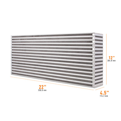 Mishimoto Universal Air-to-Air Intercooler Core - 22in / 12in / 4.5in MMUIC-12 MMUIC-12 Photo - Primary