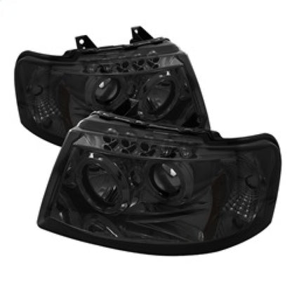 Spyder Ford Expedition 03-06 Projector Headlights LED Halo LED Smke (Not Included) PRO-YD-FE03-HL-SM 5033918 5033918 Photo - Primary