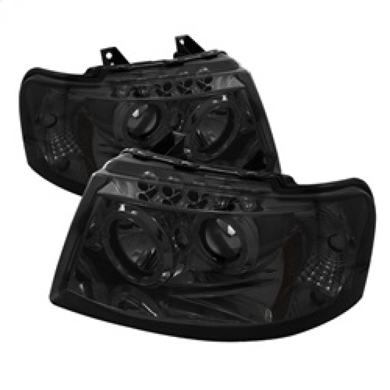 Spyder Ford Expedition 03-06 Projector Headlights LED Halo LED Smke (Not Included) PRO-YD-FE03-HL-SM 5033918 5033918 Photo - Primary
