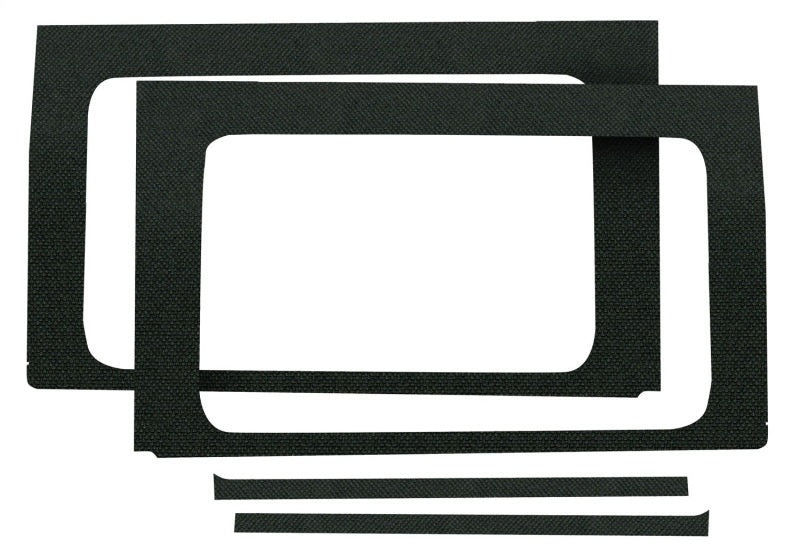 DEI 2018-Up Jeep Wrangler JL 4-Door Rear Side Window Trim Kit 4-pc - Black 50173 50173 Photo - Primary