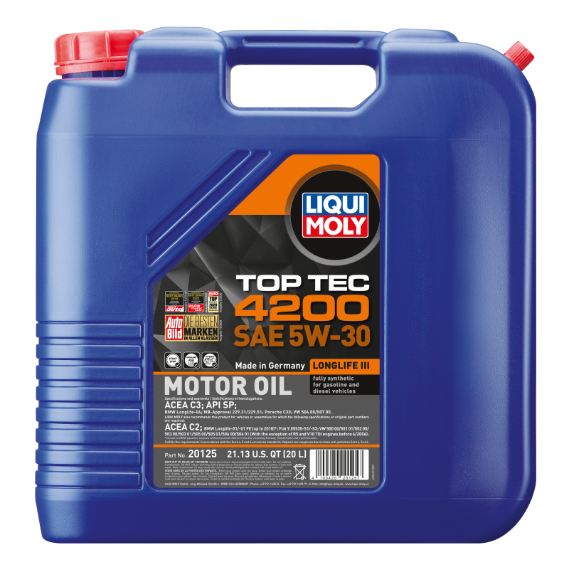 LIQUI MOLY LQM Motor Oil - Top Tec 4200 Oils & Oil Filters Motor Oils main image