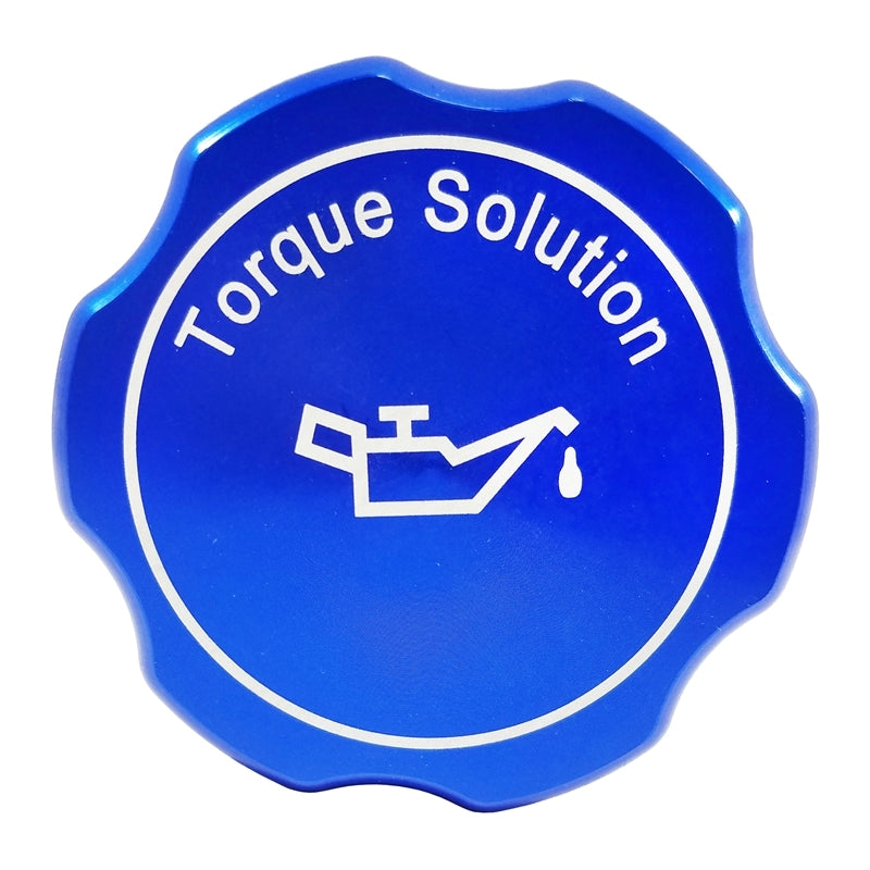 Torque Solution Billet Oil Cap (Blue): Subaru Engines TS-SU-313BU Photo - Primary