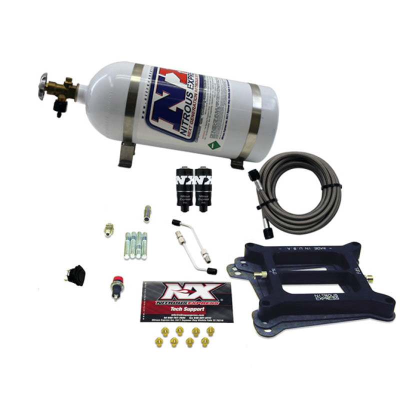 Nitrous Express 4150 Hitman 4-Bbl (100-150-200Hp) With 10Lb Bottle 40040-10 Photo - Primary
