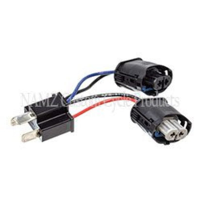 NAMZ 2014+ Road King (w/7in. Dual LED HLamp) Headlight Adapter Pigtail w/Female H9 & H11 to Male H4 NHAP-02 NHAP-02 Photo - Primary