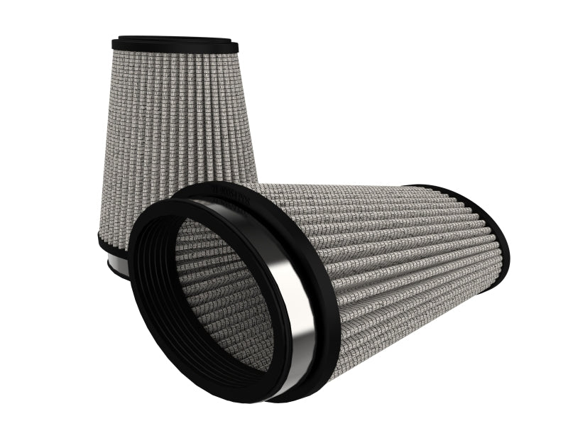 aFe Magnum (3x4-3/4)in Flange ID x (4x5-3/4)in Base x (2-1/2x4-1/4) FLOW Pro DRY S Air Filter (Pair) 21-90054-MA 21-90054-MA Photo - Primary