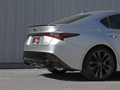 aFe Takeda 14-22 Lexus IS350 V6 2.5in. 304 Stainless Steel Axle-Back Exhaust System w/ Black Tip 49-36060-B 49-36060-B Photo - Mounted