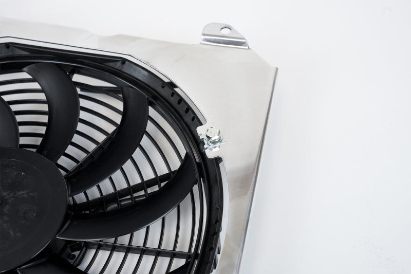 CSF 92-00 Civic All-Aluminum Fan Shroud w/ 12-inch SPAL 2858F Photo - Close Up