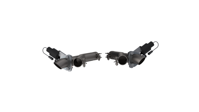 QTP 11-18 Dodge Durango 5.7L 2.5in 304SS Aggressor Cutout Dual Mid Pipes 520511 520511 Photo - Primary