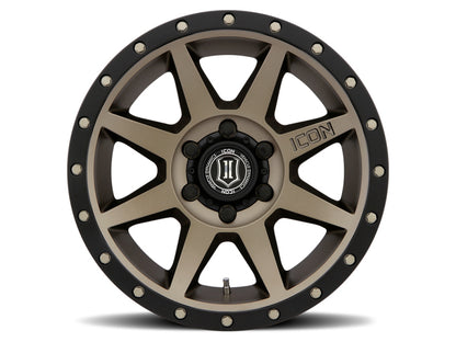 ICON Rebound 18x9 6x135 6mm Offset 5.25in BS 87.1mm Bore Bronze Wheel 1818906352BR 1818906352BR Photo - Close Up