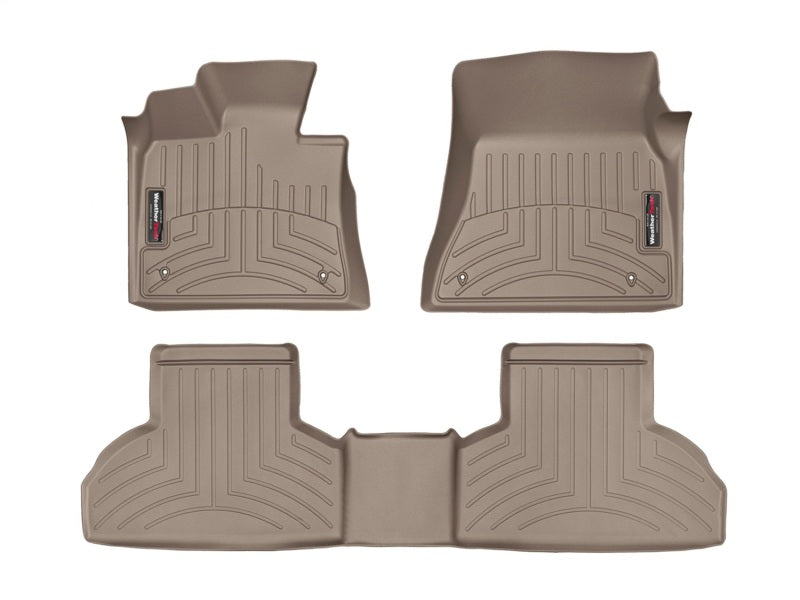 WeatherTech WT FloorLiner - Front - Tan Floor Mats Floor Mats - Rubber main image