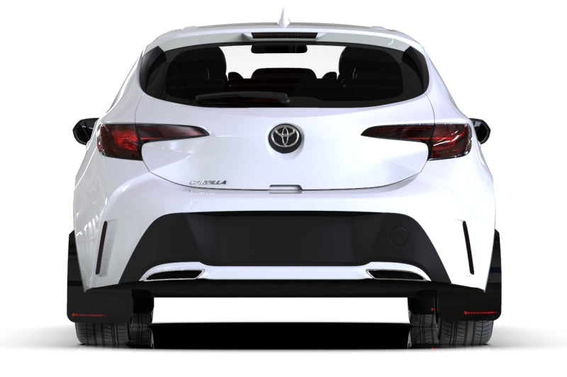 Rally Armor 18-22 Toyota Corolla Hatchback Black UR Mud Flap White Logo MF67-UR-BLK/WH MF67-UR-BLK/WH User 1