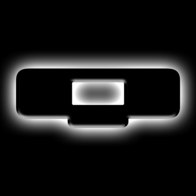 ORACLE Lighting Universal Illuminated LED Letter Badges - Matte Black Surface Finish - Q 3141-Q-001 3141-Q-001 Photo - Primary