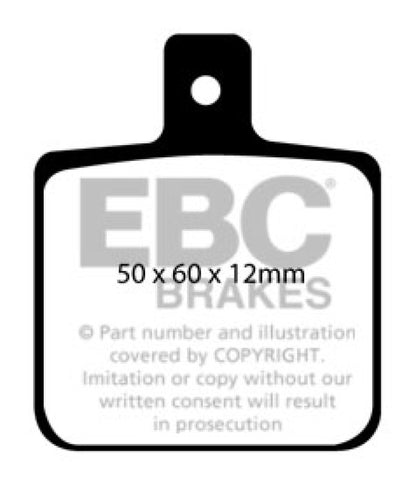 EBC Brakes Yellowstuff Performance Brake Pads DP41144R DP41144R Photo - Primary