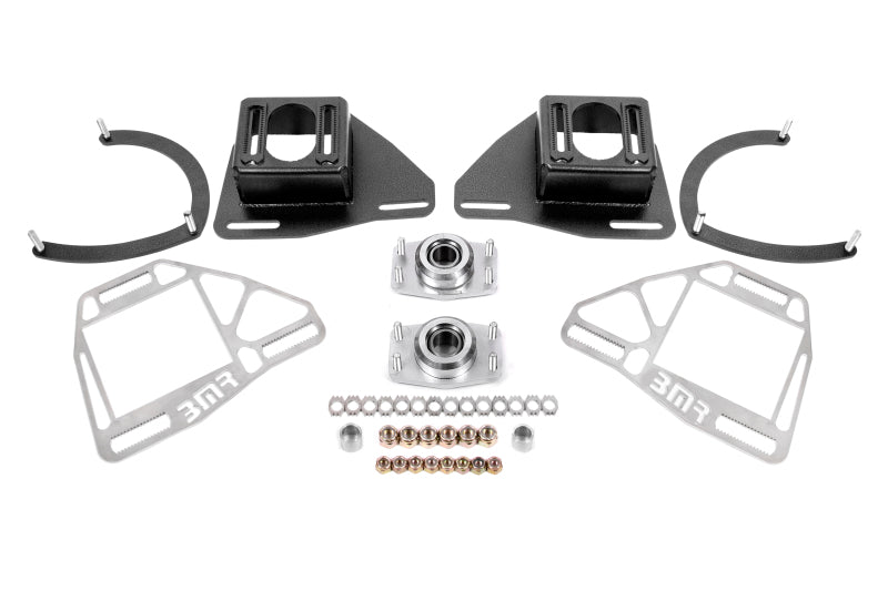 BMR Suspension 82-92 Chevy Camaro Caster/Camber Plates w/ Lockout Plates - Black Hammertone WAK331H WAK331H Photo - Primary