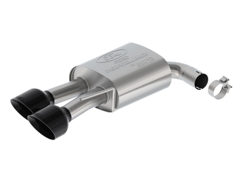 Ford Racing 2024 Mustang 5.0L Extreme Non-Active Cat-Back Exhaust w/Valance - Black Tip M-5200-M5EBV M-5200-M5EBV Photo - Unmounted