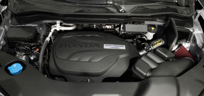 AEM Induction AEM 2017 Honda Pilot V6-3.5L F/I Gunmetal Gray Cold Air Intake 21-795C 21-795C Photo - Mounted