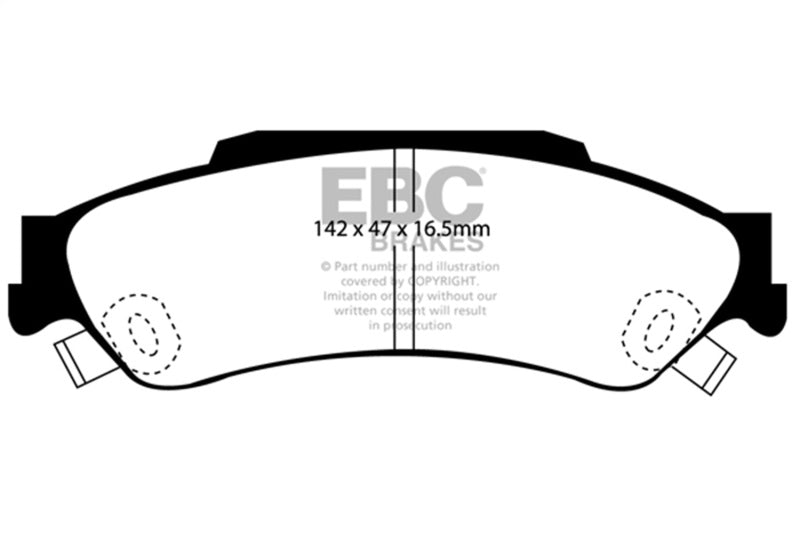 EBC Disc Brake Pad Set DP61602 Photo - Primary