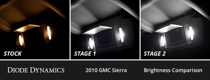 Diode Dynamics 07-13 GMC Sierra Interior LED Kit Cool White Stage 2 DD0620 DD0620 User 2