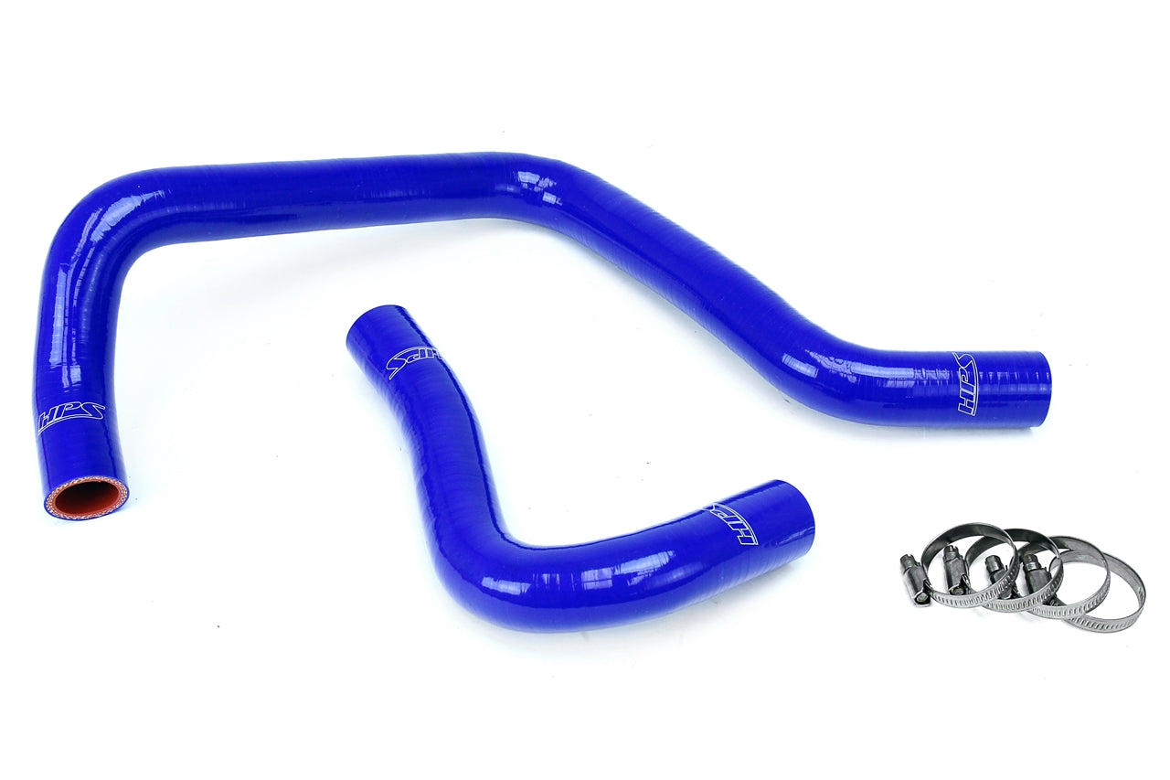 HPS Performance HPS Blue Reinforced Silicone Radiator Hose Kit Coolant Honda 93-97 Del Sol B18 B20