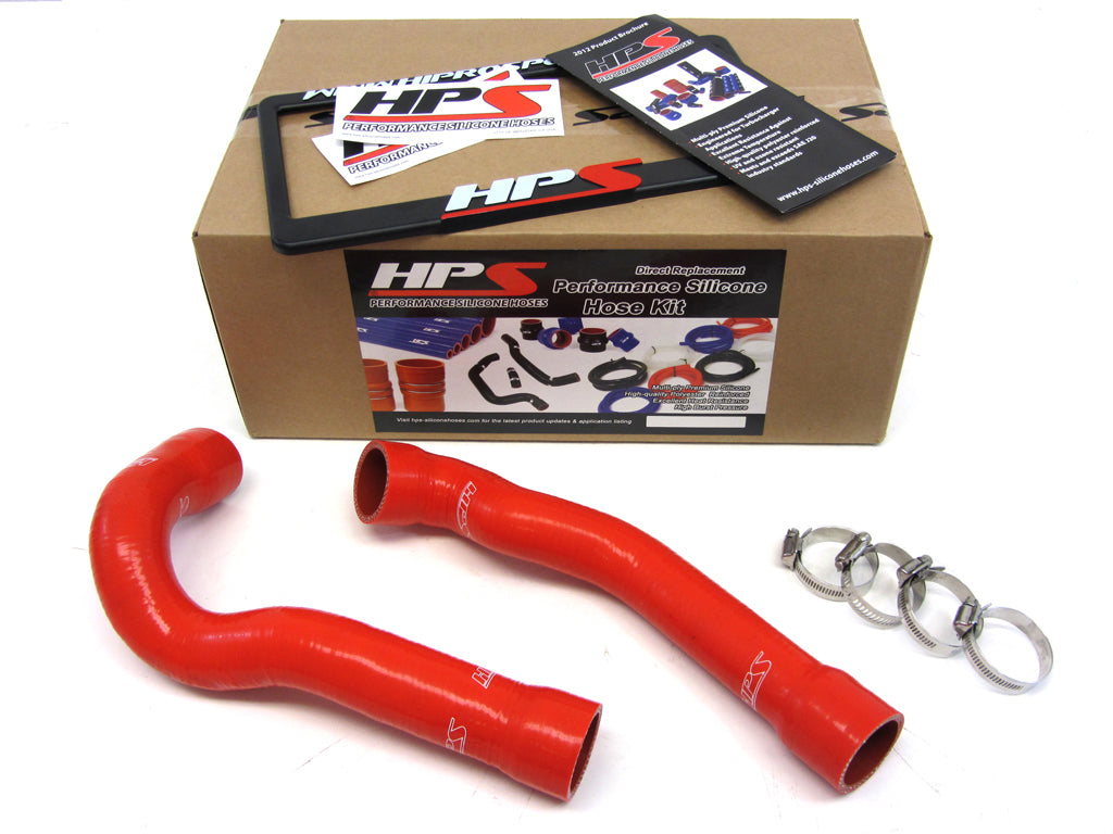 HPS Performance Products HPS Red Reinforced Silicone Radiator Hose Kit Coolant BMW 92-99 E36 325 / M3