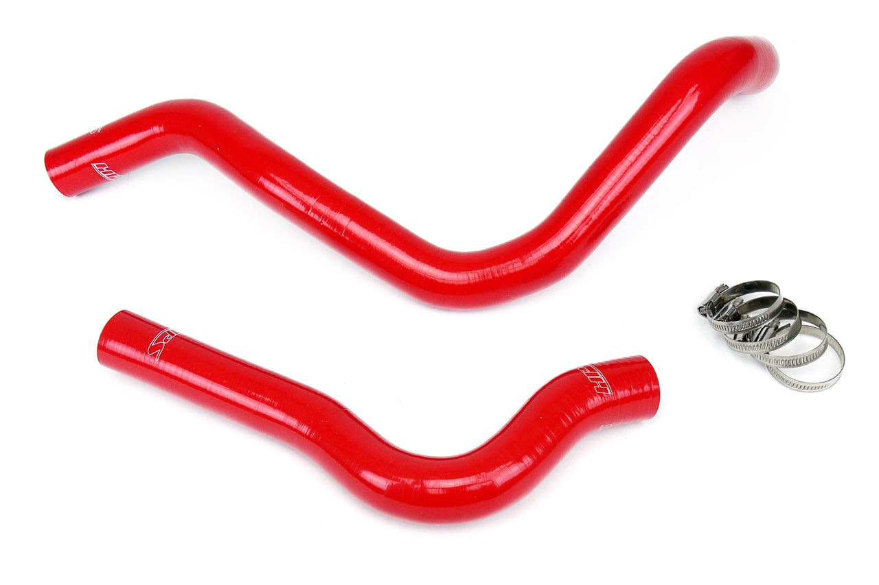 HPS Performance Products HPS Red Reinforced Silicone Radiator Hose Kit Coolant Honda 93-97 Del Sol DOHC VTEC B16