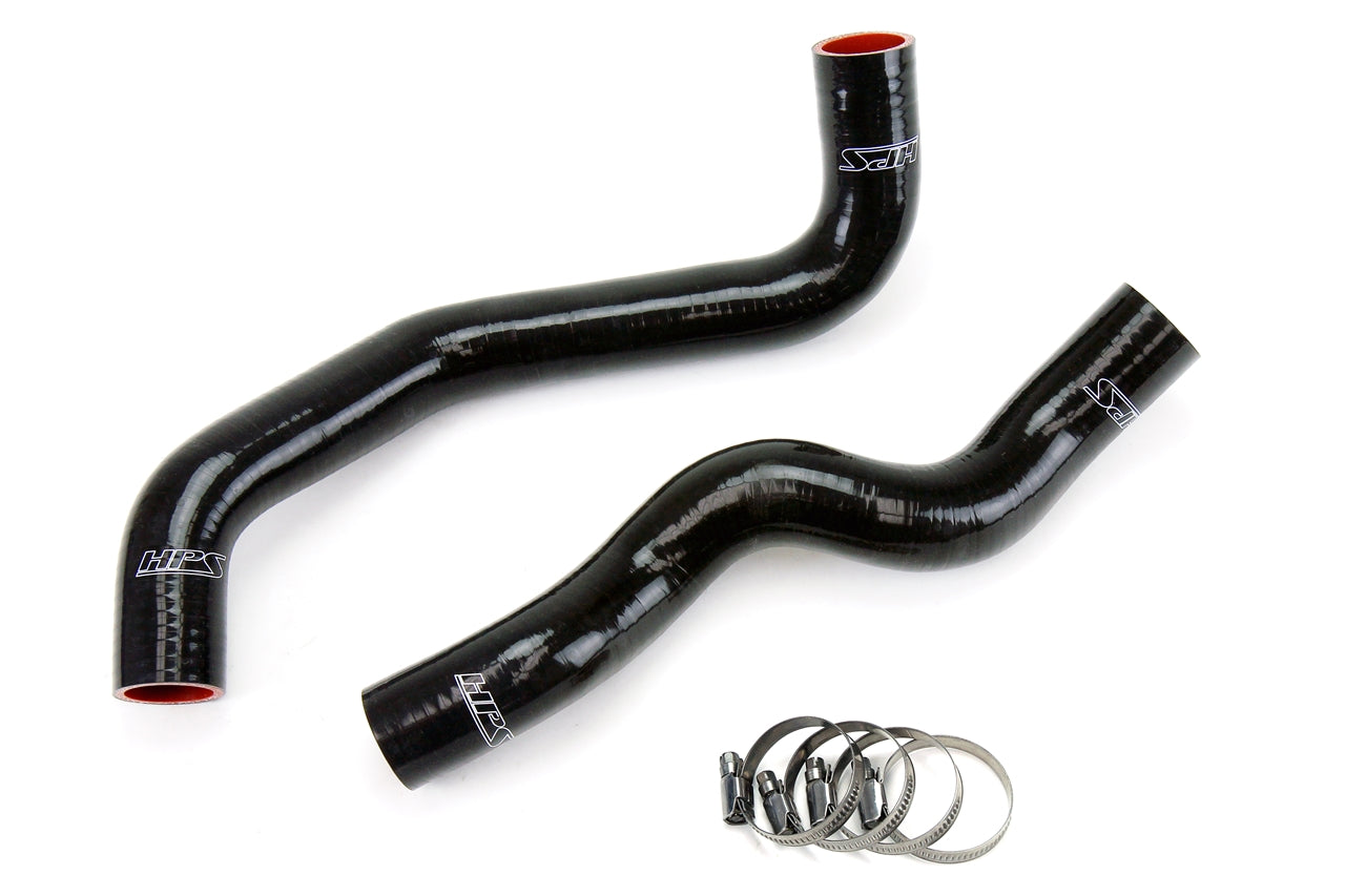 HPS Performance HPS Black Reinforced Silicone Radiator Hose Kit Coolant Infiniti 2014-2015 Q60