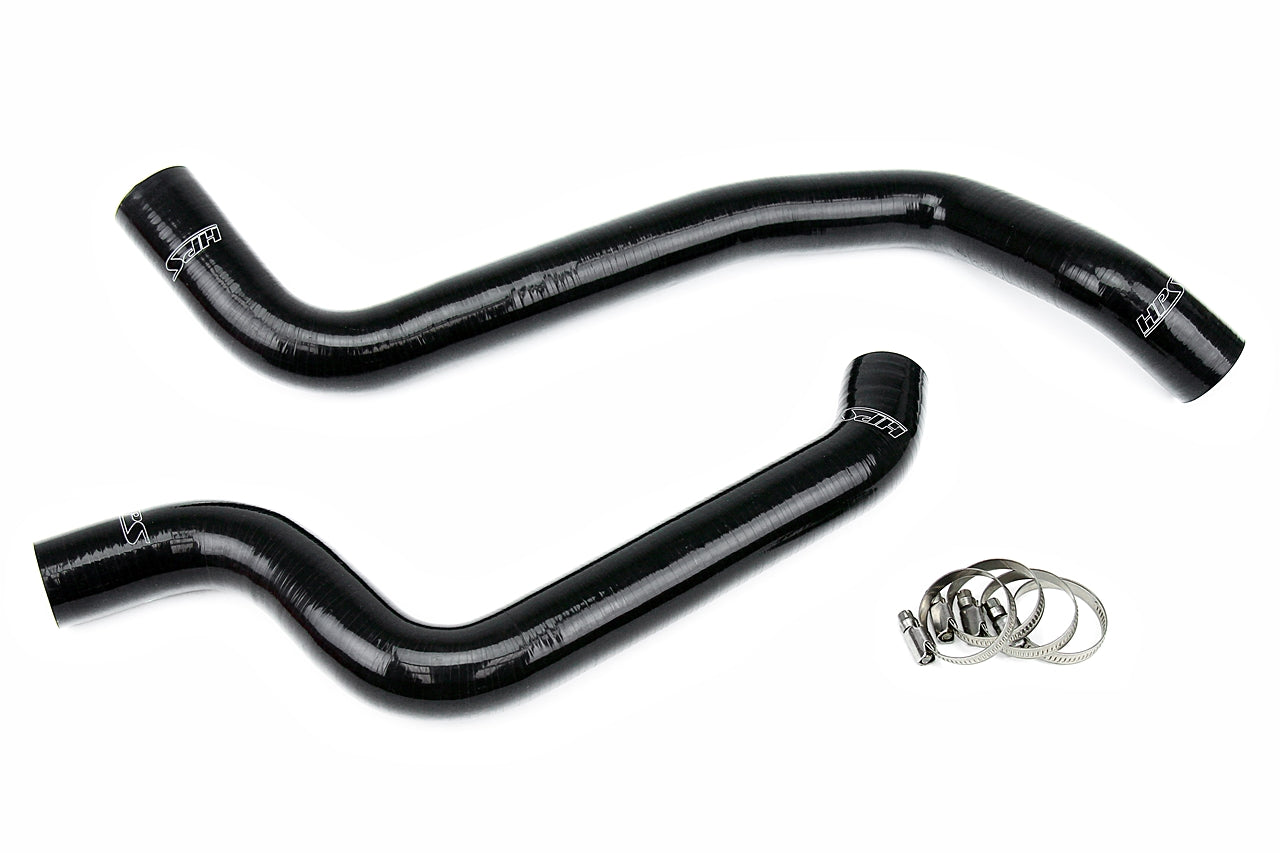 HPS Performance HPS Black Reinforced Silicone Radiator Hose Kit Coolant Mitsubishi 91-99 3000GT DOHC NA & Turbo