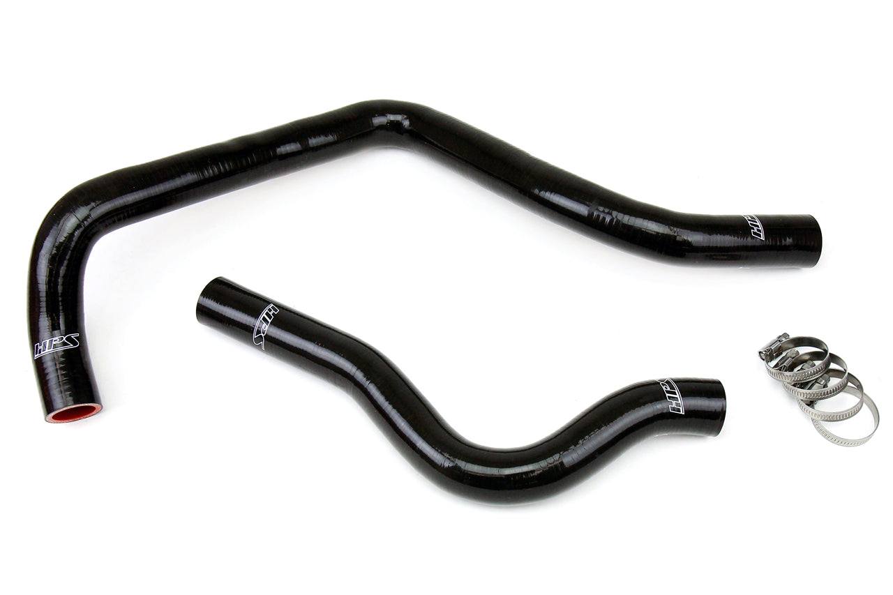 HPS Performance HPS Black Reinforced Silicone Radiator Hose Kit Coolant Acura 97-01 Integra Type-R
