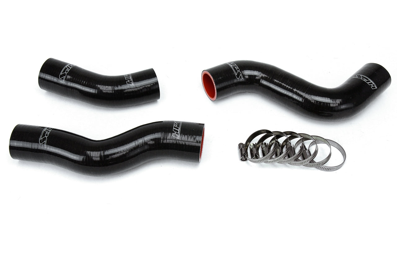 HPS Performance HPS Black Reinforced Silicone Radiator Hose Kit Coolant Toyota 92-97 Land Cruiser FJ80 4.5L I6