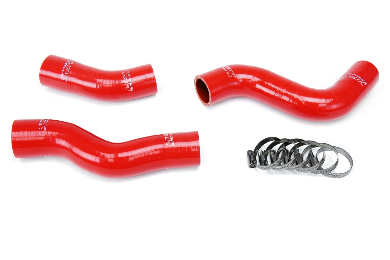 HPS Performance Products HPS Red Reinforced Silicone Radiator Hose Kit Coolant Toyota 92-97 Land Cruiser FJ80 4.5L I6