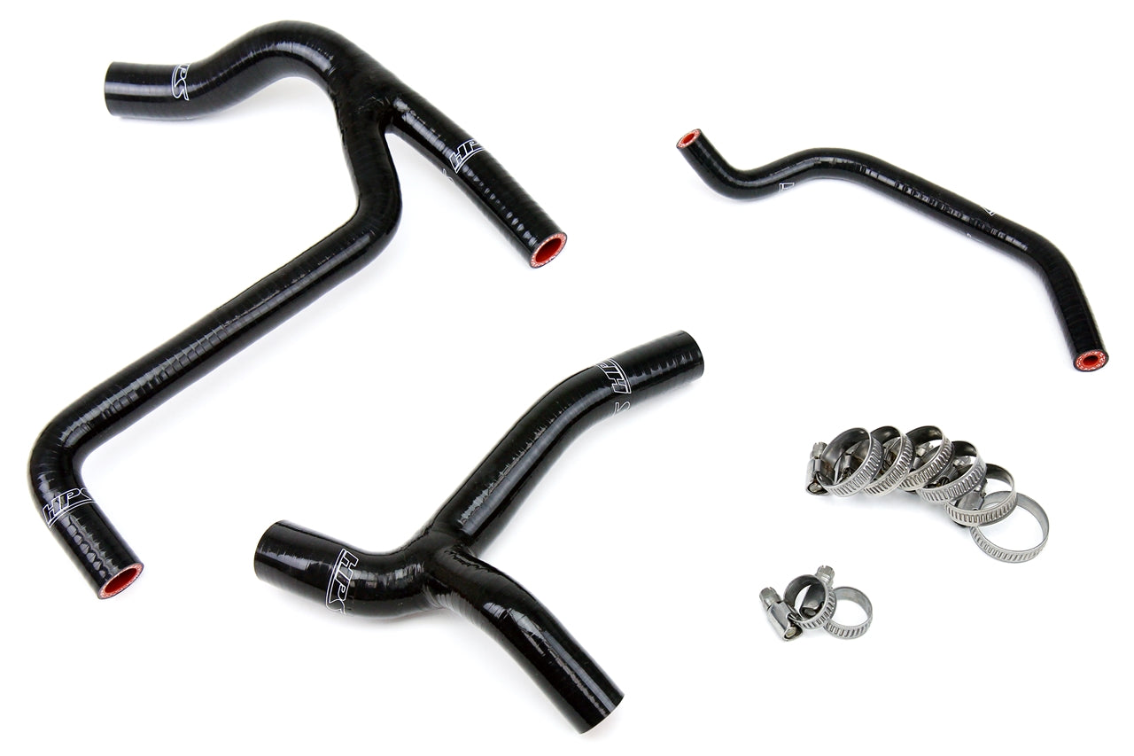 HPS Performance Products HPS Black Reinforced Silicone Radiator Hose Kit Coolant Kawasaki 2009 KX450F