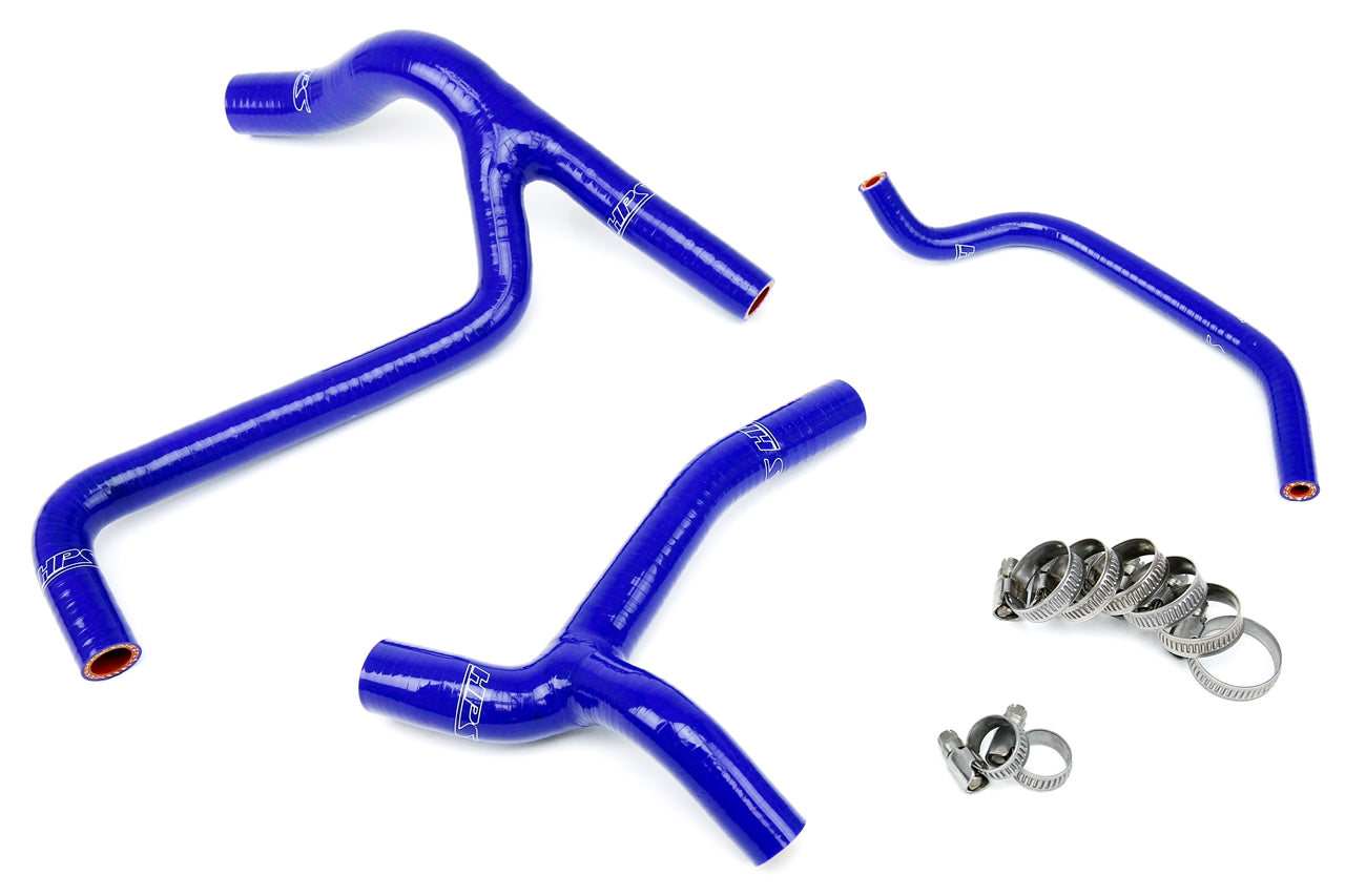 HPS Performance HPS Blue Reinforced Silicone Radiator Hose Kit Coolant Kawasaki 2009 KX450F