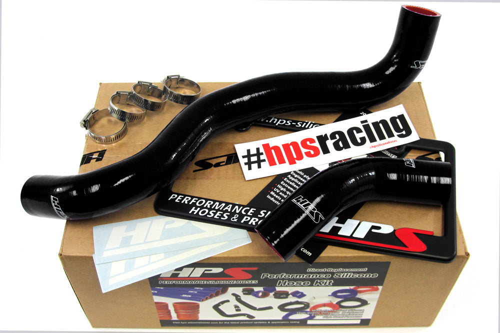 HPS Performance Products HPS Black Reinforced Silicone Radiator Hose Kit Coolant Lexus 05-11 IS350 V6 3.5L