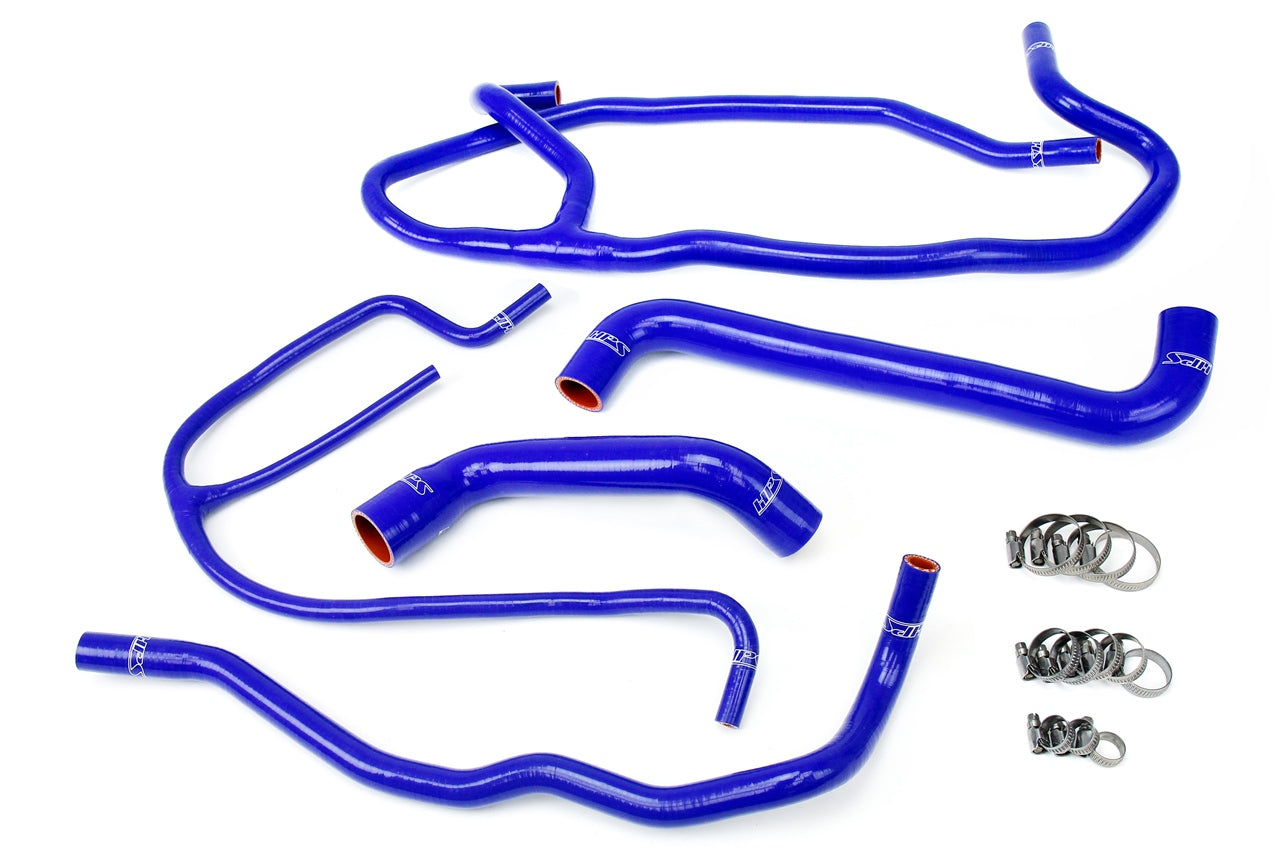 HPS Performance Products HPS Reinforced Blue Silicone Radiator + Heater Hose Kit Coolant Chevy 05-07 Corvette 6.0L LS2 V8