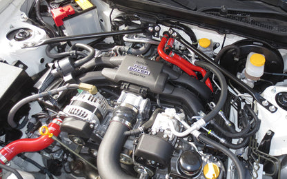 HPS Performance HPS Red Reinforced Silicone Heater Hose Kit Subaru 13-16 BRZ
