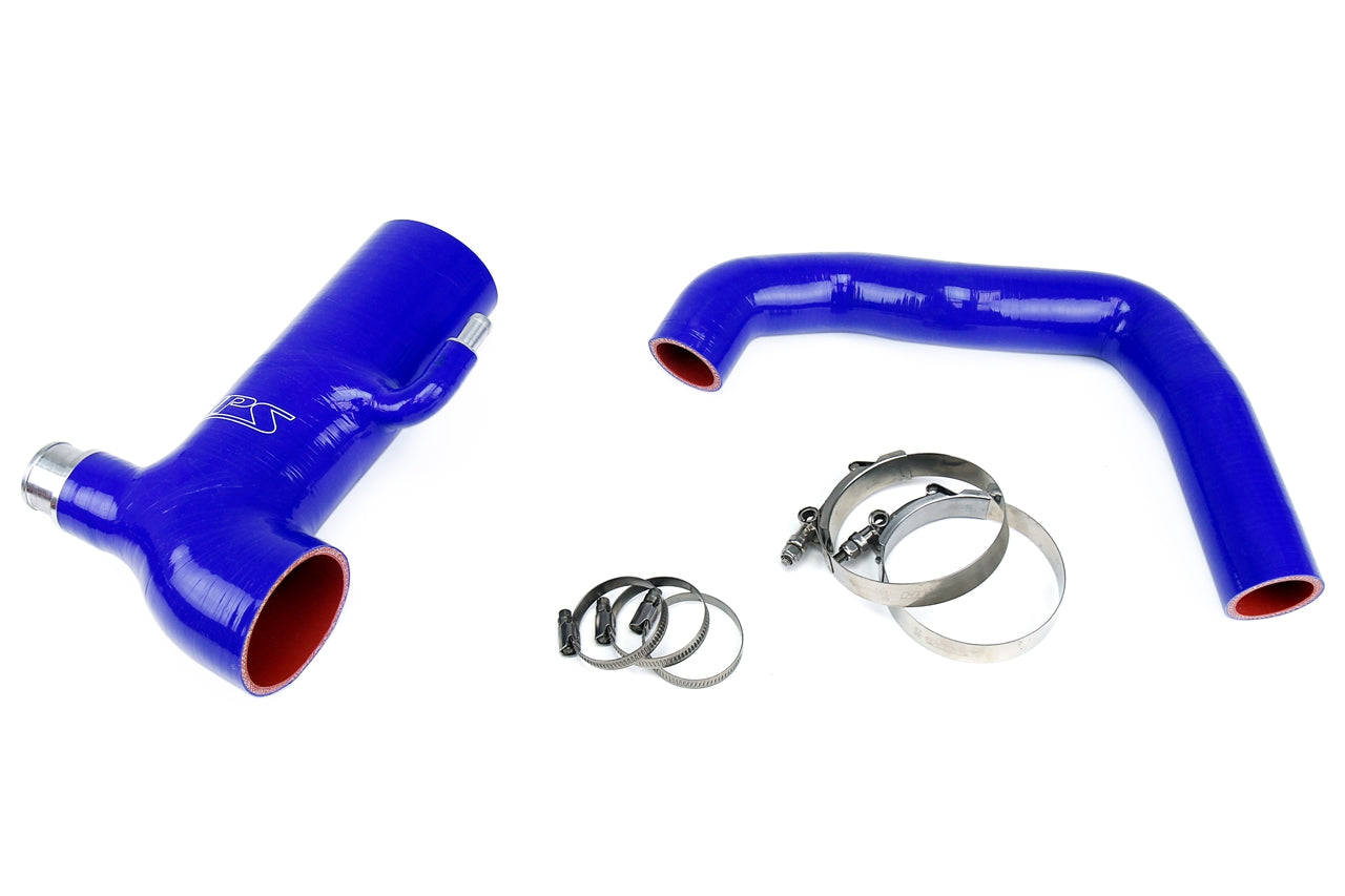 HPS Performance HPS Blue Reinforced Silicone Post MAF Air Intake Hose + Sound Tube 2pc Kit Scion 13-16 FRS