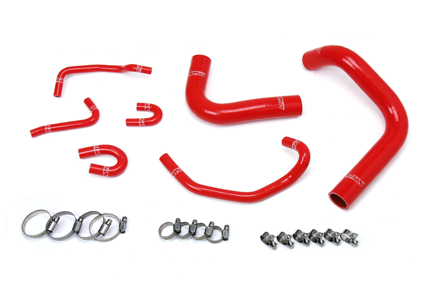 HPS Performance HPS Reinforced Red Silicone Radiator Hose Kit Coolant Toyota 89-95 Pickup 3.0L V6