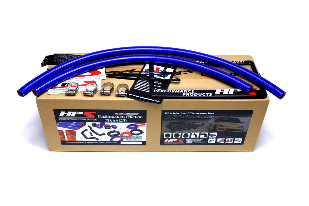 HPS Performance Products HPS Blue Reinforced Silicone Heater Hose Kit Jeep 91-01 Cherokee XJ 4.0L