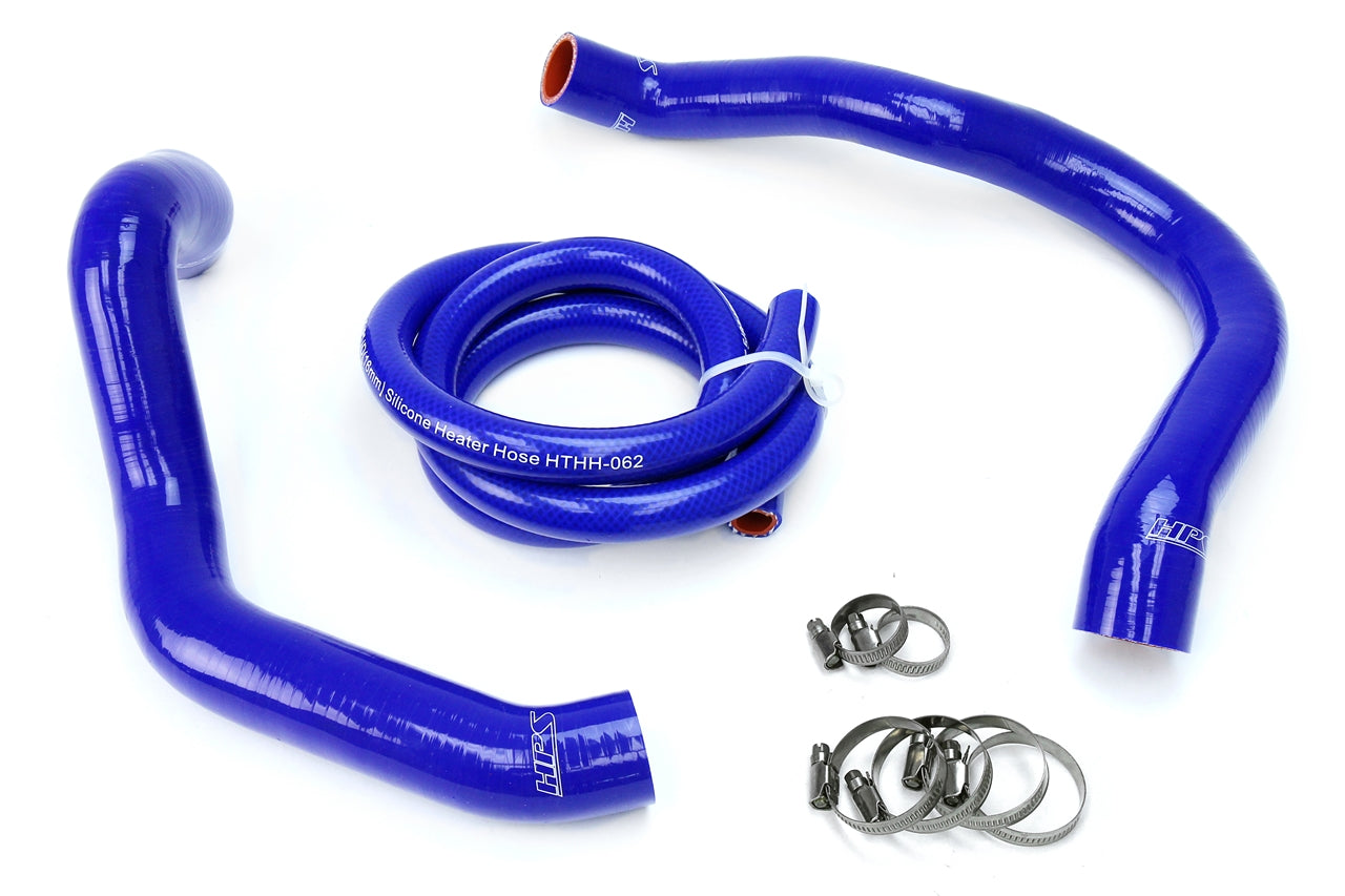 HPS Blue Reinforced Silicone Radiator + Heater Hose Kit for Jeep 91-01