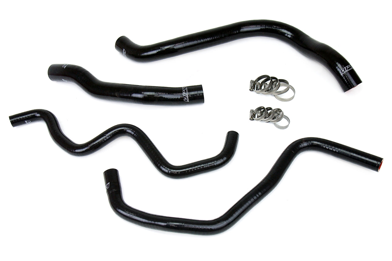 HPS Performance HPS Black Reinforced Silicone Radiator + Heater Hose Kit Acura 10-14 TSX 3.5L V6 LHD