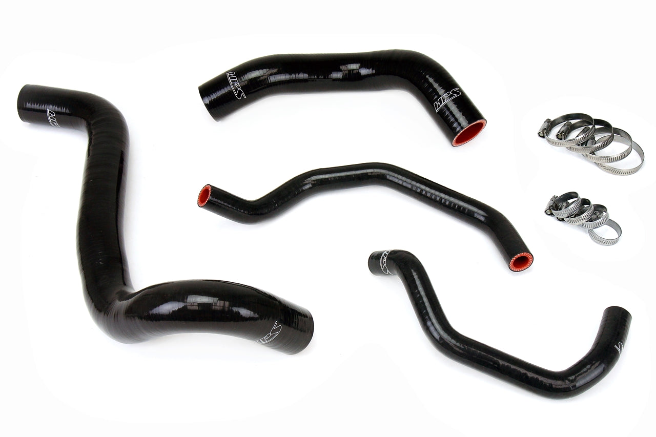 HPS Performance Products HPS Black Reinforced Silicone Radiator + Heater Hose Kit Toyota 12-14 Tundra 5.7L V8 Left Hand Drive
