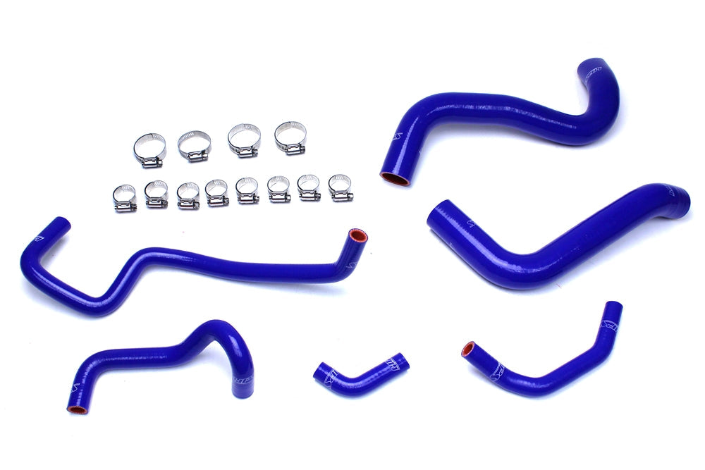 HPS Performance Products HPS Blue Reinforced Silicone Radiator Hose + Heater Hose Kit Coolant Toyota 03-09 4Runner 4.7L V8 Left Hand Drive