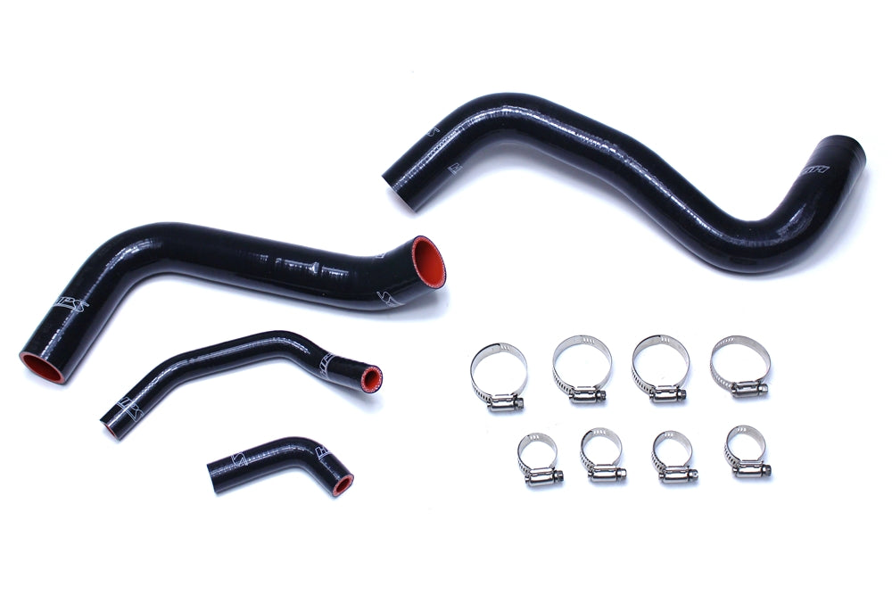 HPS Performance HPS Black Reinforced Silicone Radiator Hose Kit Coolant Lexus 03-09 GX470 4.7L V8